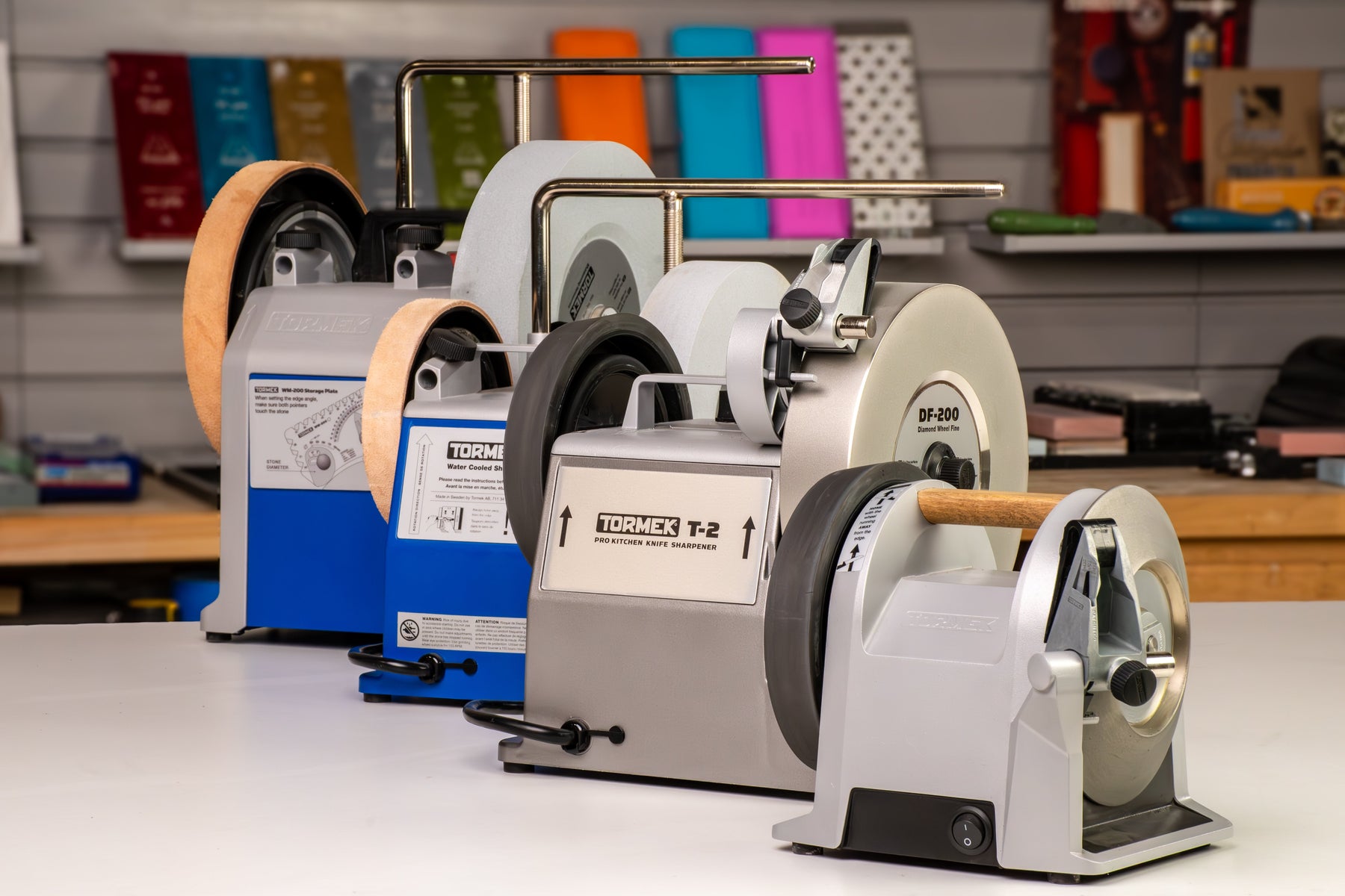 Tormek Sharpening Machine Comparison: T-8 vs T-4 vs T-2 vs T-1