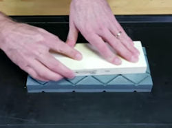 Demonstrating the Double-Time Flattening Stone  - Video