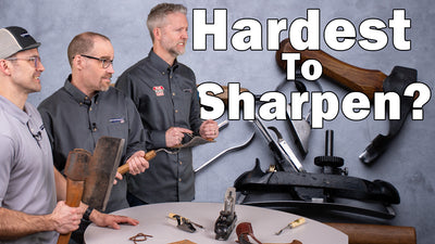 Difficult to Sharpen Woodworking Tools - Video