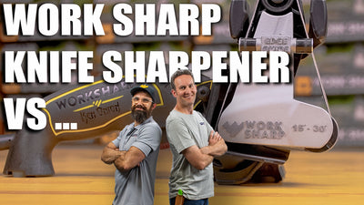 Can the Work Sharp Ken Onion Knife Sharpener Win This Race? - Video