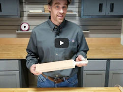 Demonstrating the Sharpening Supplies Paddle Strop