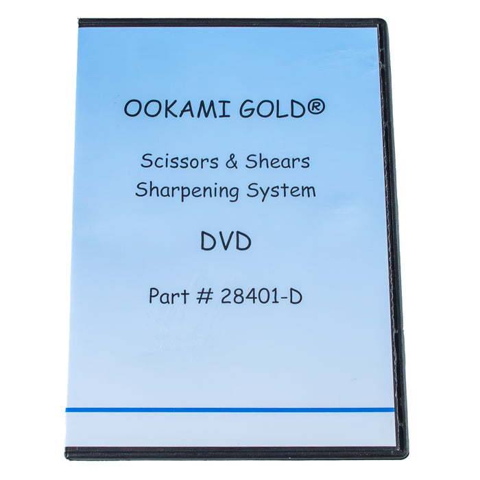 Ookami Gold Shears Sharpening Instructional DVD