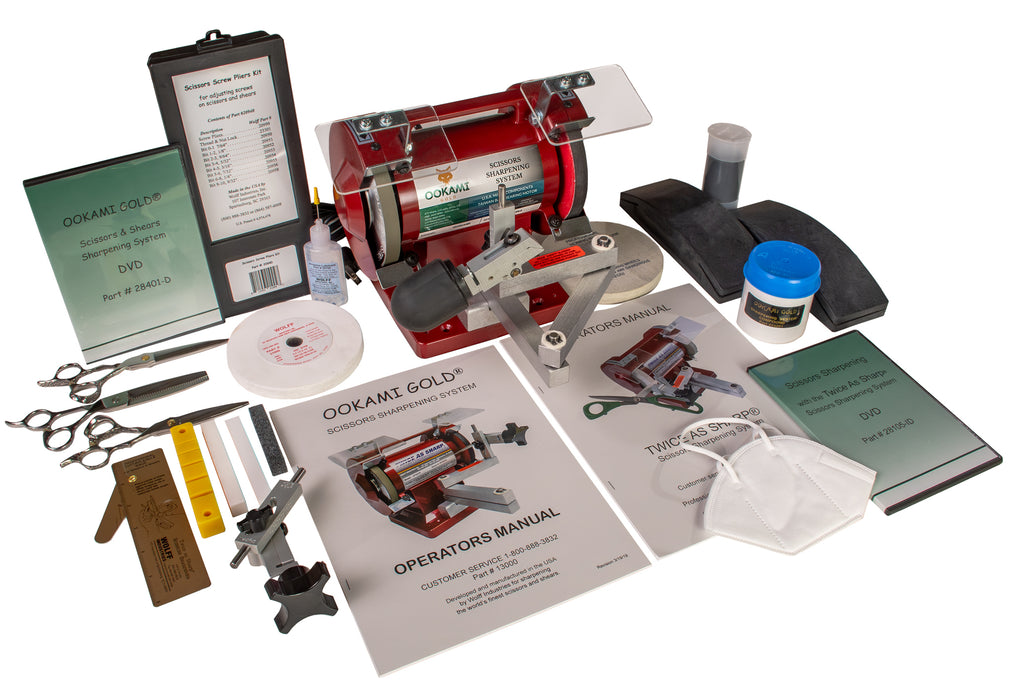 Twice As Sharp Scissor Sharpener Complete PLUS Package