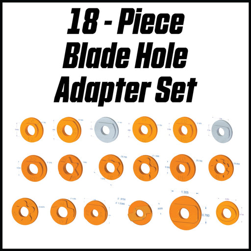 Magna-Matic 18 Piece Blade Hole Adapter Set