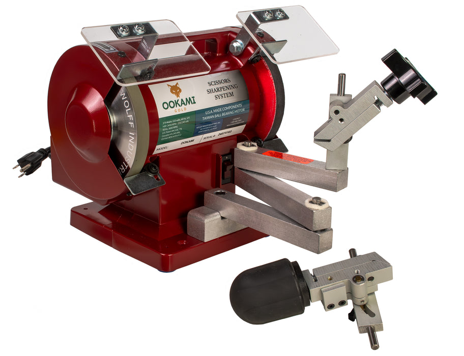 Twice As Sharp Scissor Sharpener Ookami Gold PLUS Package