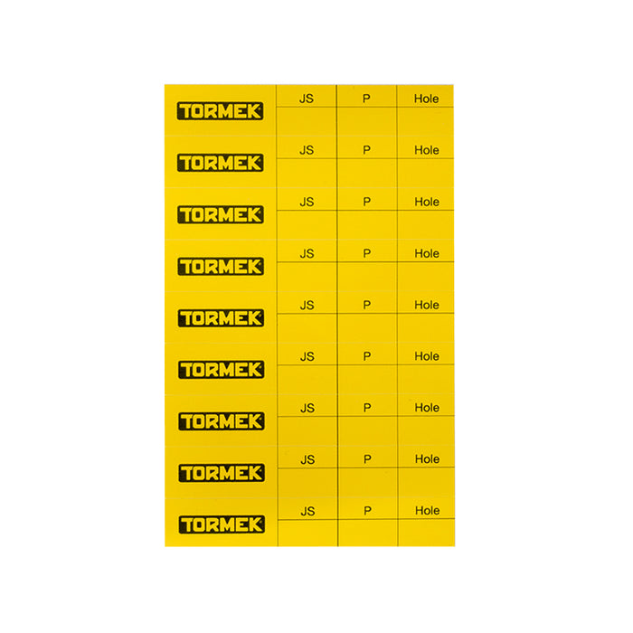 Tormek Profile Labels