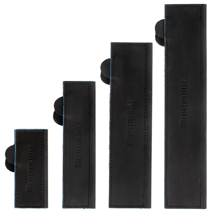 Messermeister Leather Edge-Guard with Magnetic Closure - Black