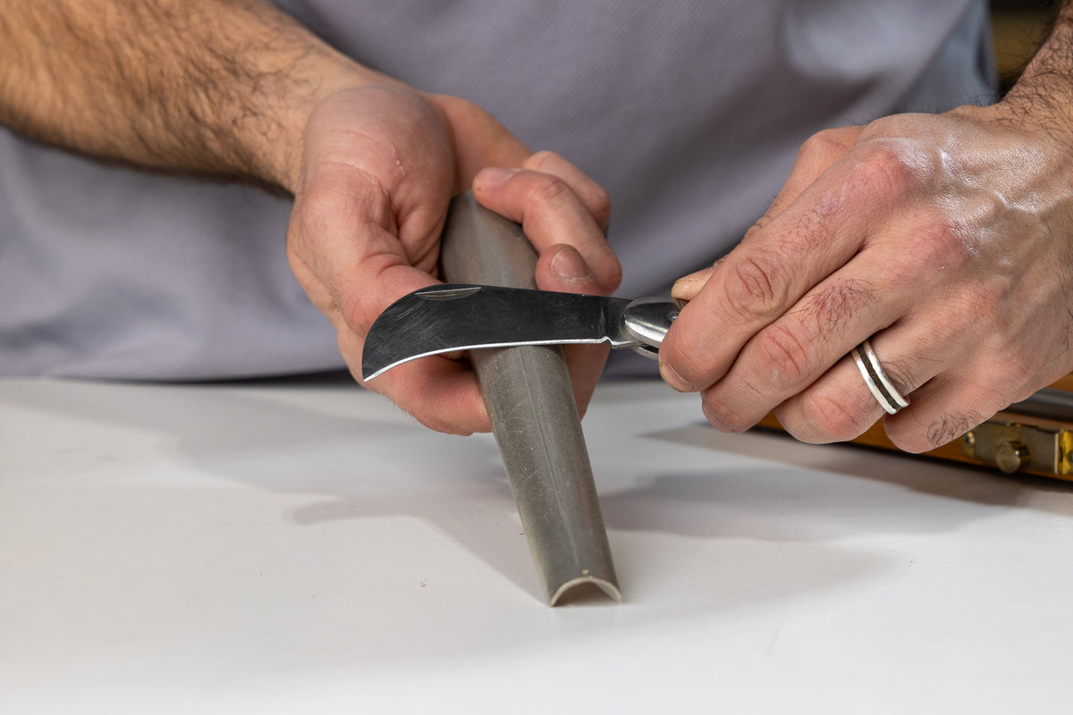How do I sharpen a curved knife Sharpening Supplies