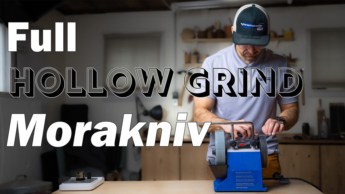 Sharpening a Hollow Grind on a Knife - Video — Sharpening Supplies