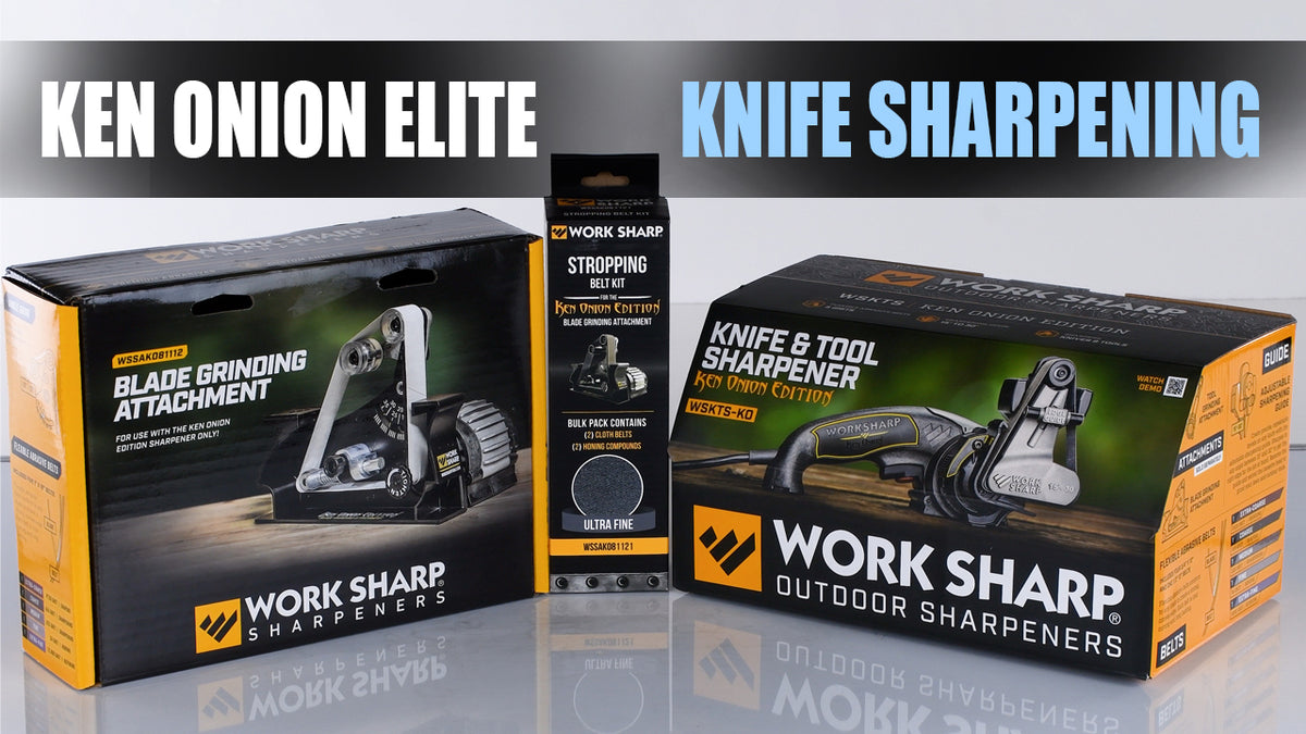 How To Use the Work Sharp Ken Onion Blade Grinder Attachment Video