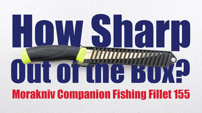 Morakniv Companion Fishing Fillet 155 | Testing the Factory Sharpness - Video