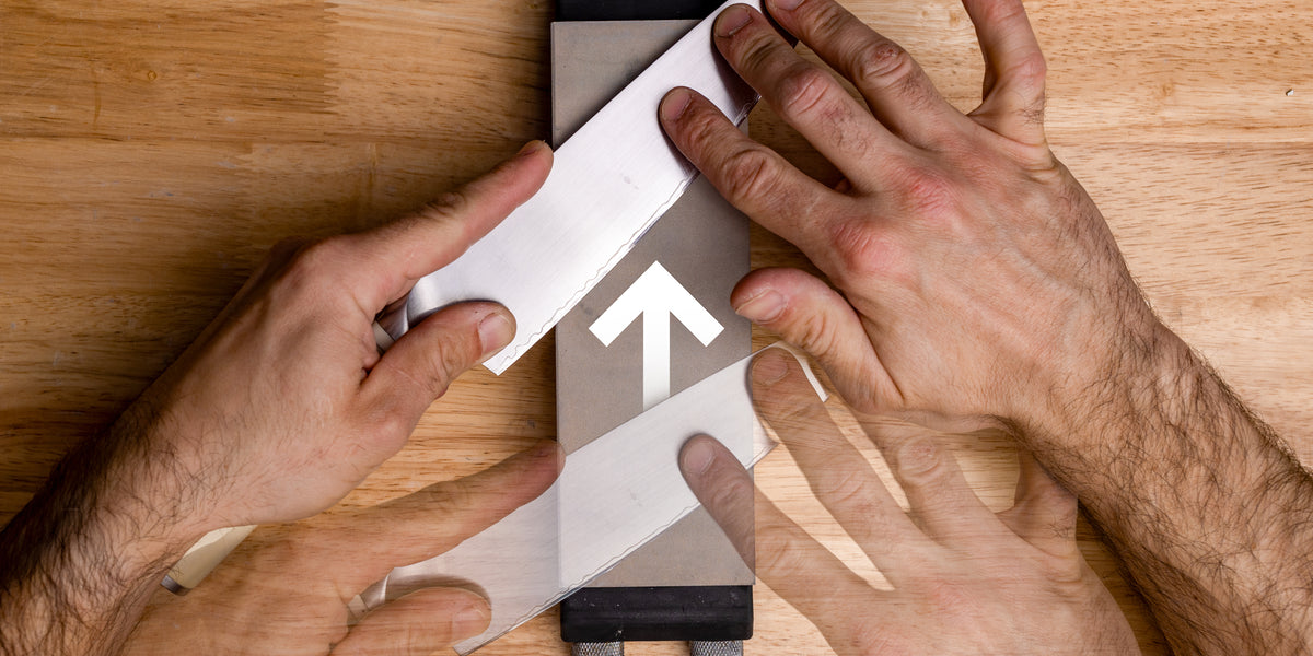 Should you push or pull when sharpening a knife? — Sharpening Supplies