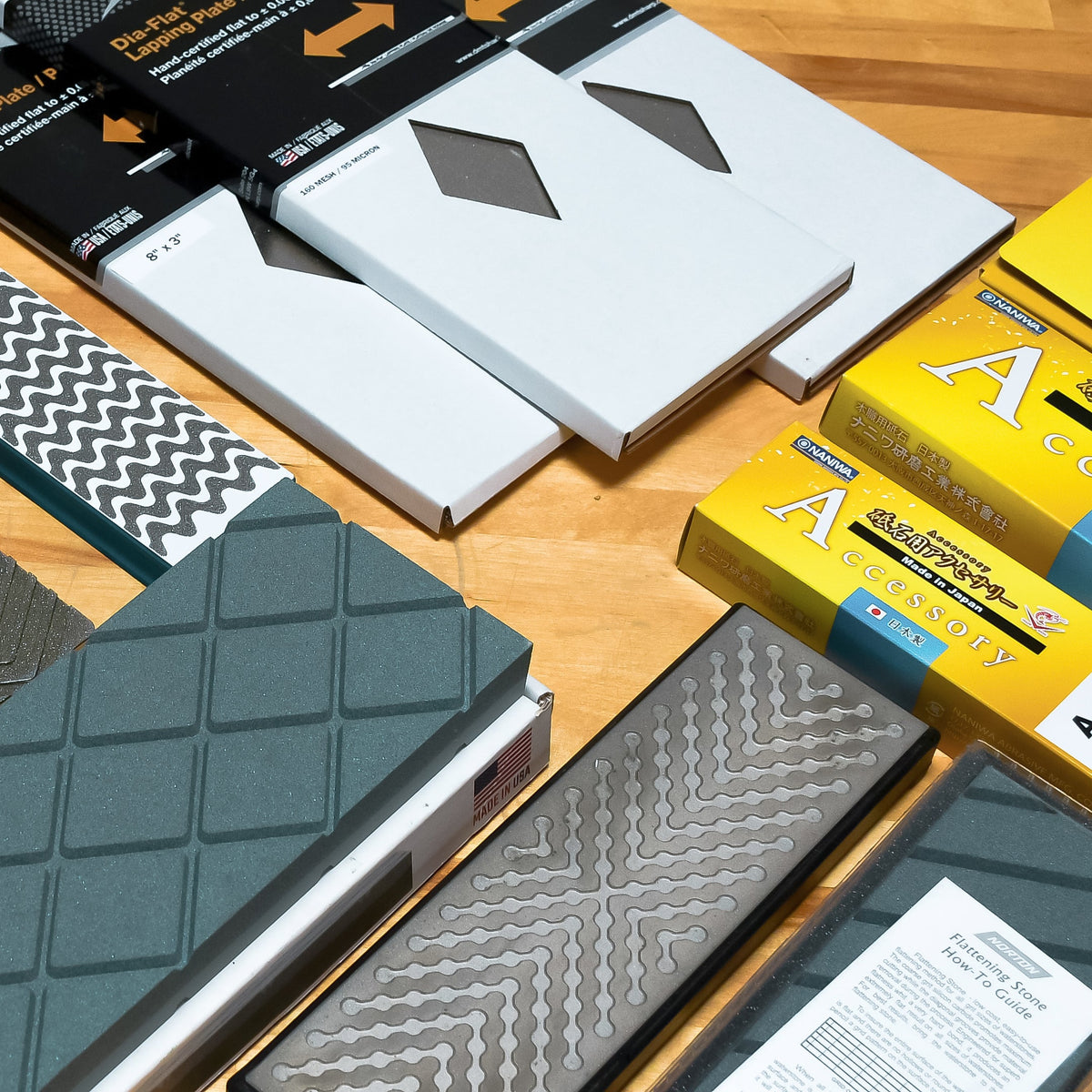 Lapping Plates & Flattening Stones for Sharpening — Sharpening Supplies