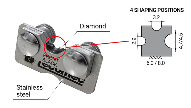 Tecomec Wheel Profile Shaping Tool