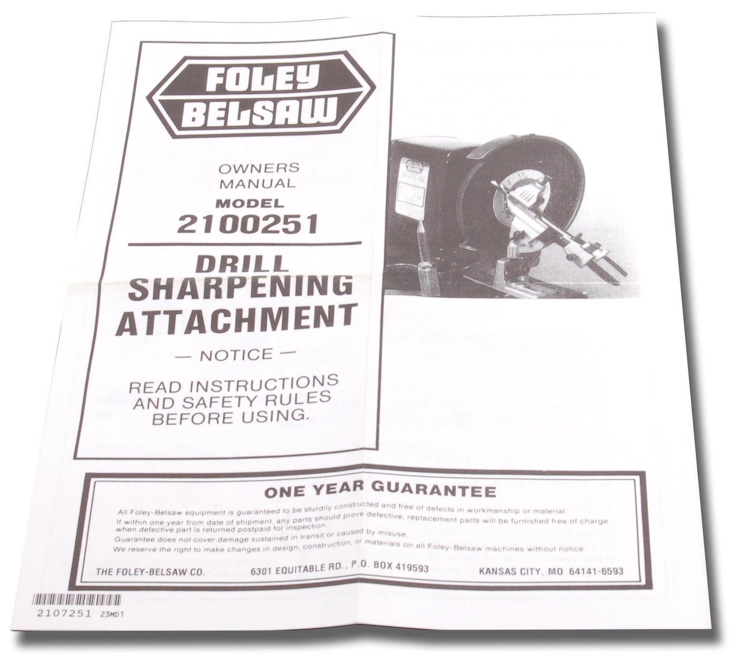 Foley Belsaw Sharpening Videos & Manuals — Sharpening Supplies