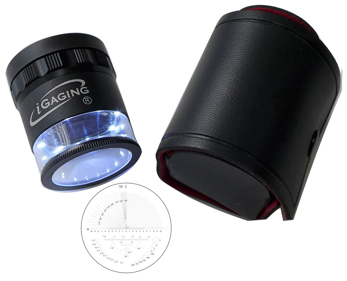10x LED Measuring Magnifier — Sharpening Supplies