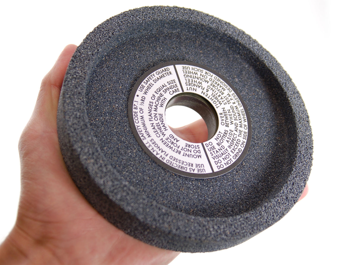 Type 6 Straight Cup Grinding Wheel 6" x 1/2" 46 Grit — Sharpening Supplies