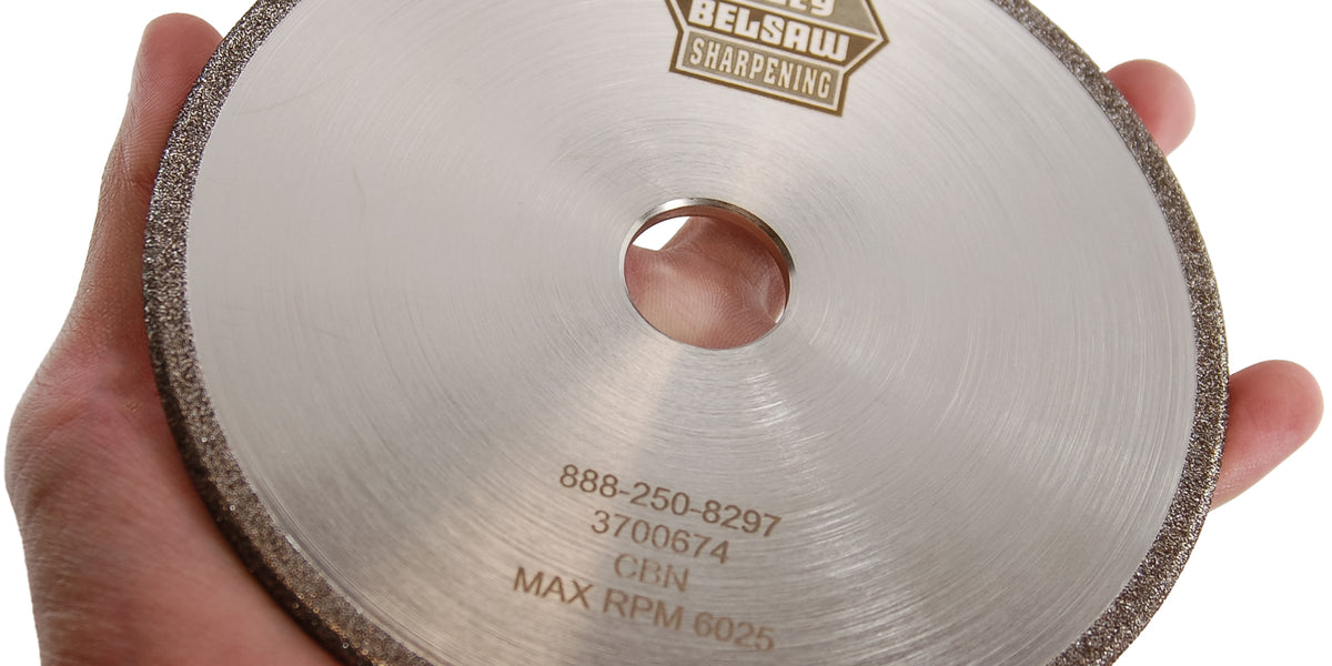 UF-SHARP CBN Chainsaw Grinding Wheel 5-3/4" Dia X 3/16" Thick For 3/8" And .404 Pitch Steel Chains (3/16 Inch Thick