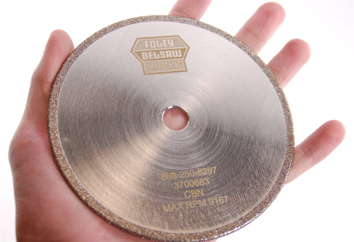 CBN Plated 5" x 1/8" Chainsaw Grinding Wheel