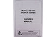 Manual for Foley-Belsaw Model SS1000 Setter