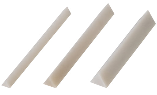 3" Long Hard Translucent Arkansas Triangle Files