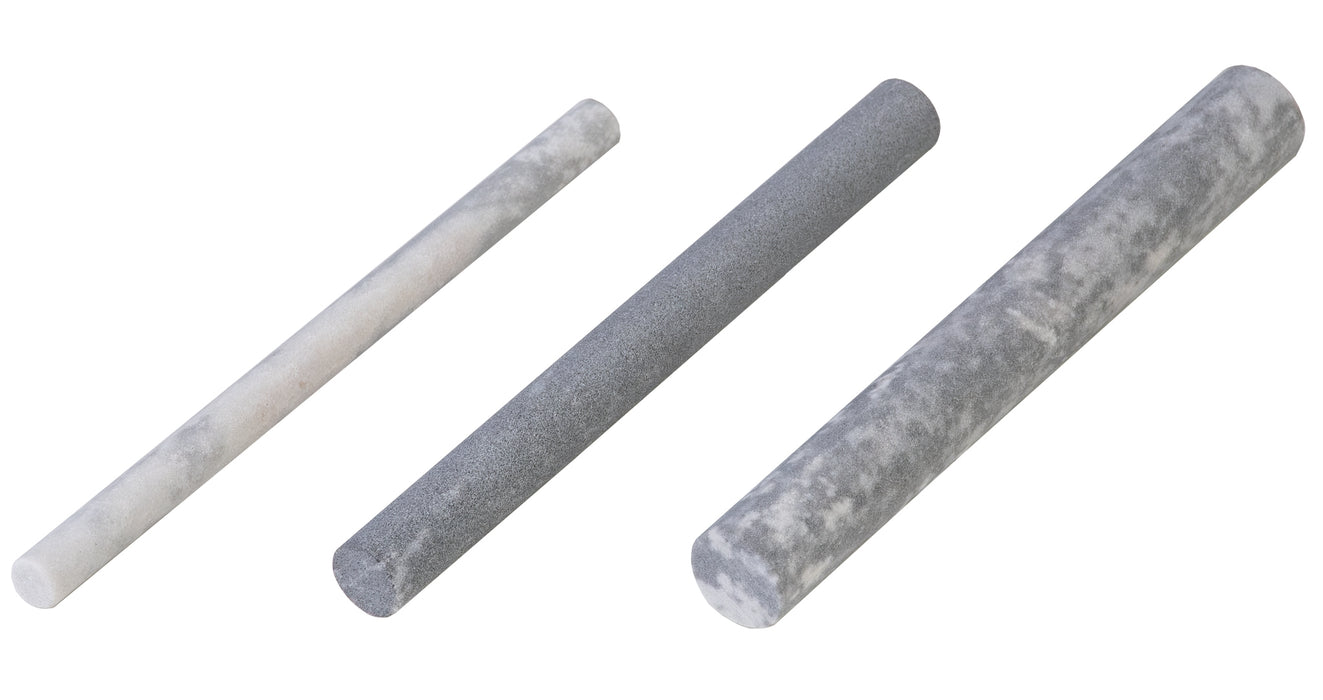 4" Hard Arkansas Round Files