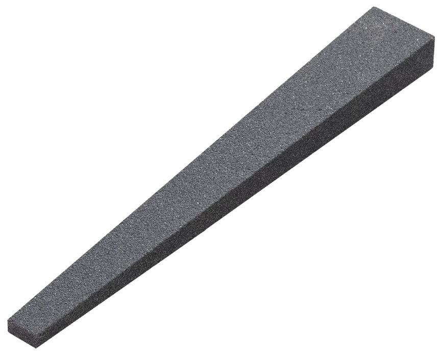 Silicon Carbide Silversmiths' Flat Double Tapered Stone 4" x 1/2"-1/4" x 5/16"-1/8"