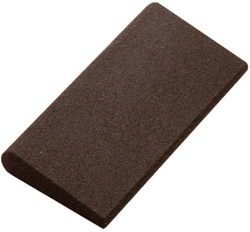 Aluminum Oxide Round Edge Slip Stone 4 1/2" x 2 1/8" x 5/8" - 5/16"