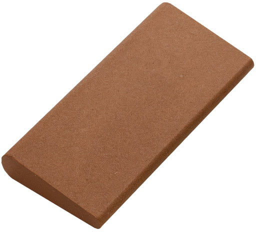 Aluminum Oxide Round Edge Slip Stone 4 1/2" x 2 1/8" x 5/8" - 5/16"