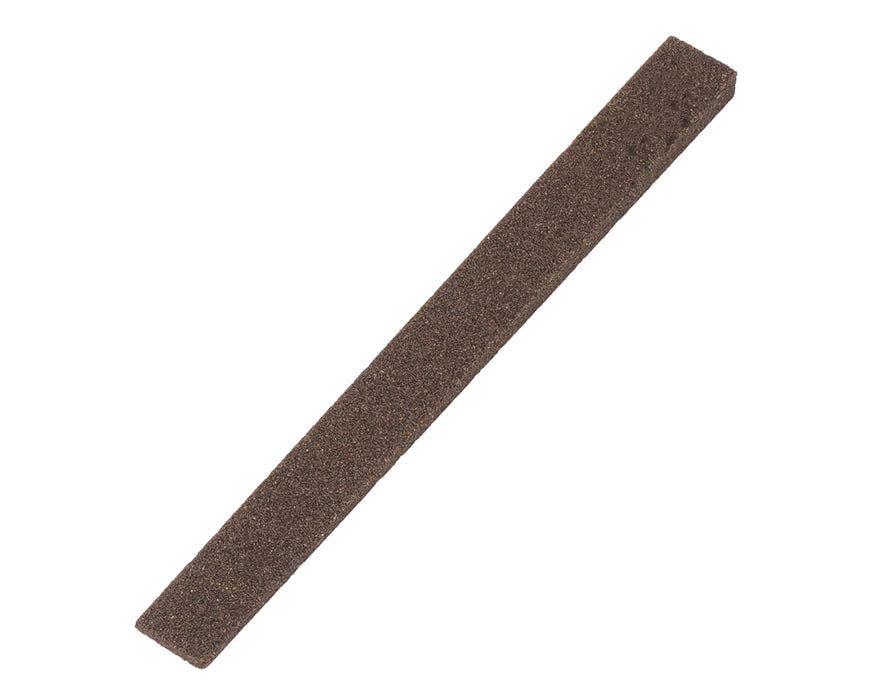 Aluminum Oxide Silversmiths' Flat Tapered Stone 4" x 5/16" x 3/16" - 1/16"