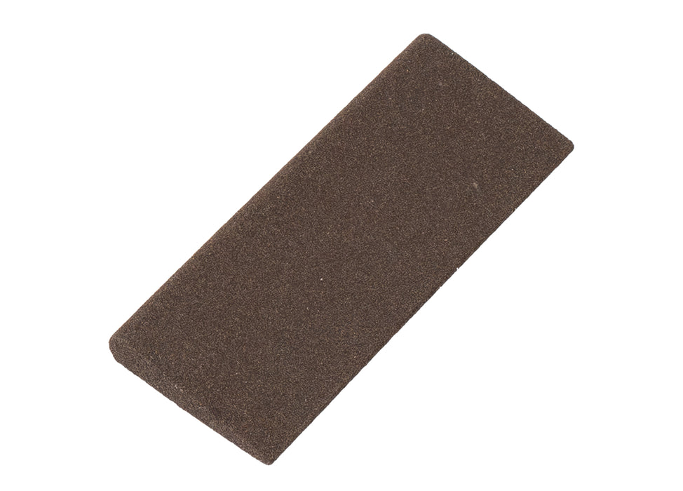 Aluminum Oxide Round Edge Slip Stone 4 1/2" x 1 3/4" x 3/8" - 1/8"