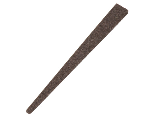 Aluminum Oxide Silversmiths' Oval Double Tapered Stone 4" x 3/8"-3/16" x 1/8" - 1/16"