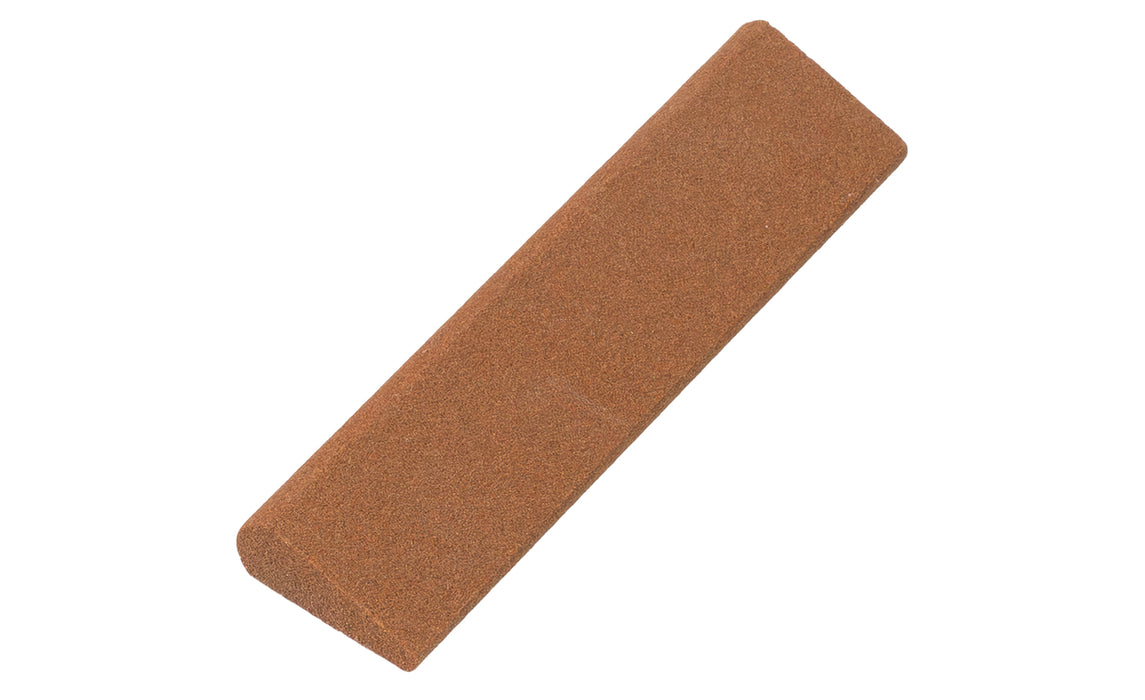 Aluminum Oxide Round Edge Slip Stone 4" x 1" x 7/16"- 3/16"