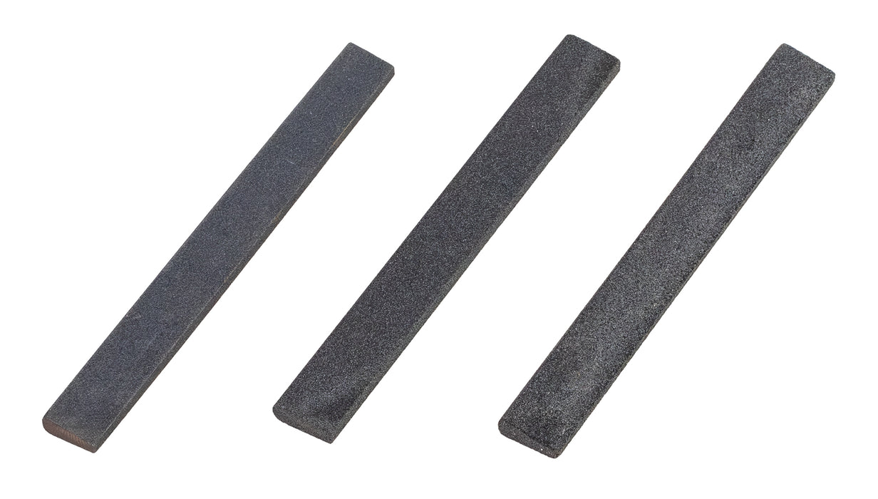 Silicon Carbide Silversmiths' Oval Double Tapered Stone 4" x 7/16" x 3/16"-1/8"