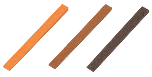Aluminum Oxide Silversmiths' Flat Tapered Stone 4" x 5/16" x 3/16" - 1/16"