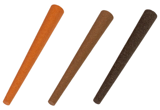 Aluminum Oxide 4" x 1/2"-1/4" Tapered Round File