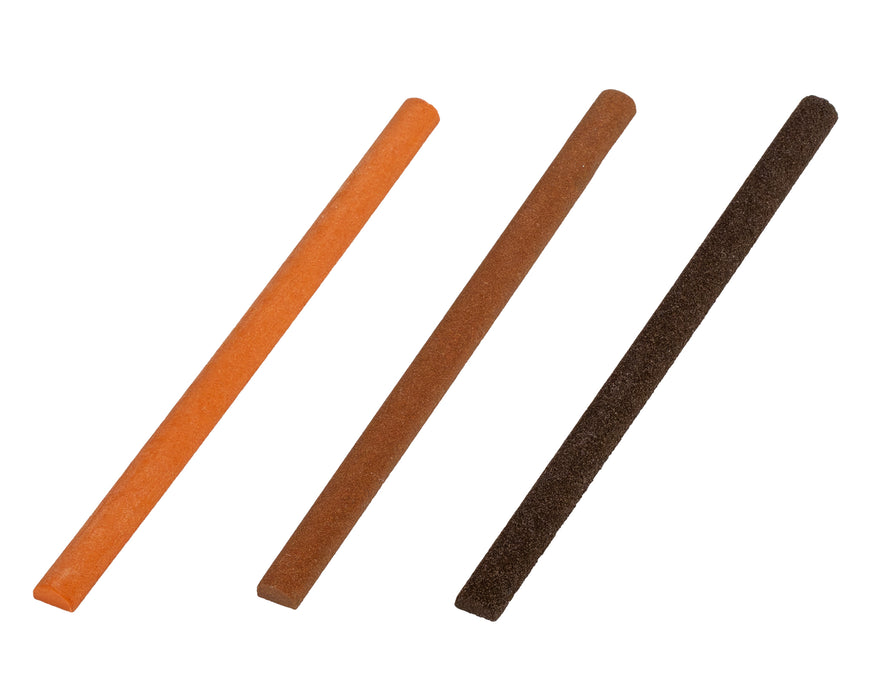 Aluminum Oxide 6" x 3/8" Half-Round File