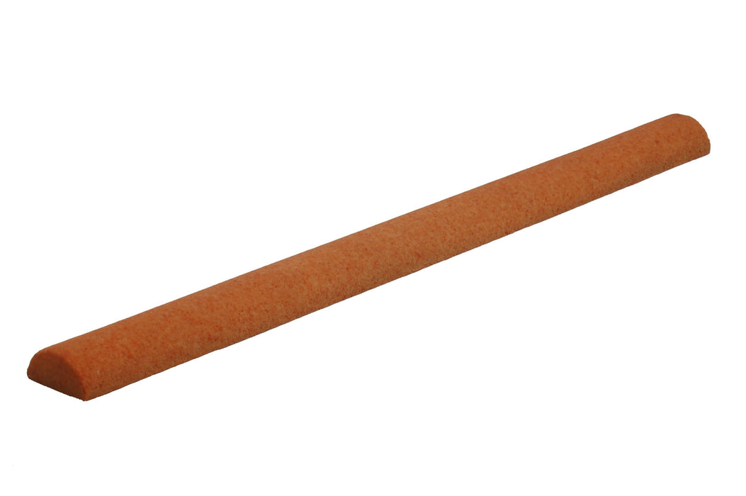 Aluminum Oxide 6" x 1/2" Half Round File