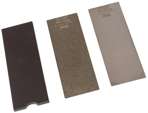 DMT Dia-Mag Extra-Fine/Fine and Coarse/Extra-Coarse Plates with Base