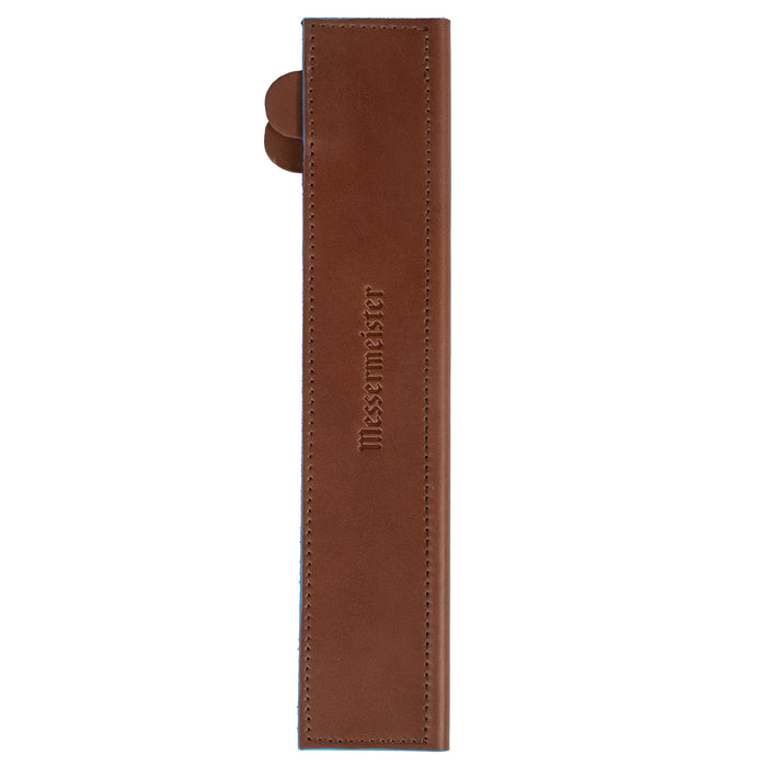 Messermeister Leather Edge-Guard with Magnetic Closure - Saddle Brown