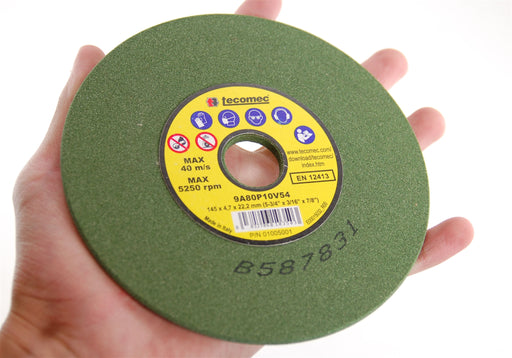 5-3/4" x 3/16" Chainsaw Grinding Wheels 80 Grit Box of 5