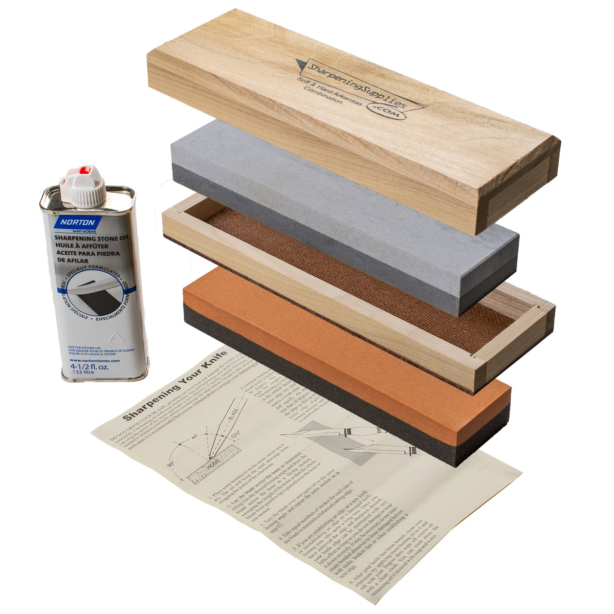 手入れ用具 Hu-Friedy Arkansas Stone Sharpening Kit Hu-Friedy