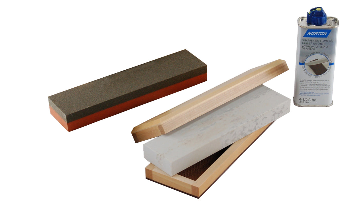Oil Stone and Soft Arkansas Kit — Sharpening Supplies