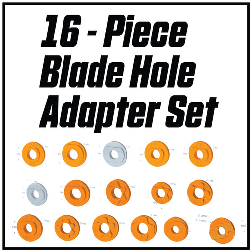 Magna-Matic 16 Piece Blade Hole Adapter Set