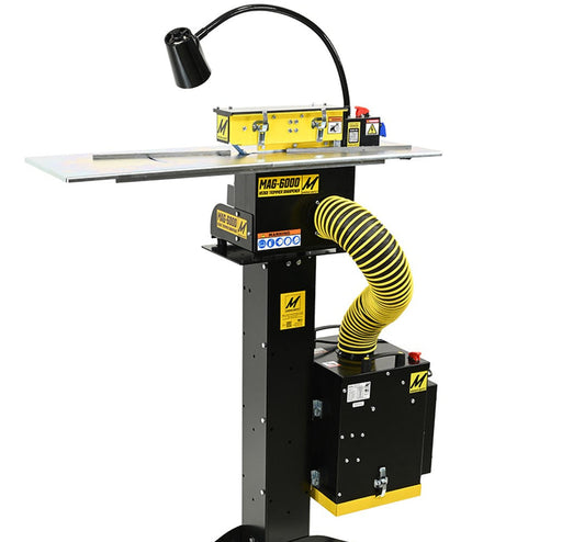 Magna-Matic MAG-6000 Hedge Trimmer Blade Sharpener with Stand and Dust Collector