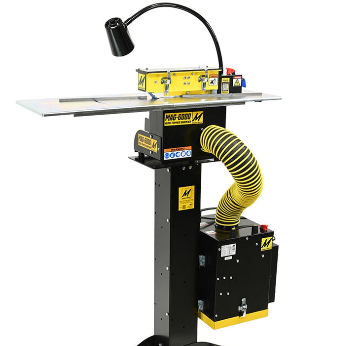 Magna-Matic MAG-6000 Hedge Trimmer Blade Sharpener with Stand and Dust Collector