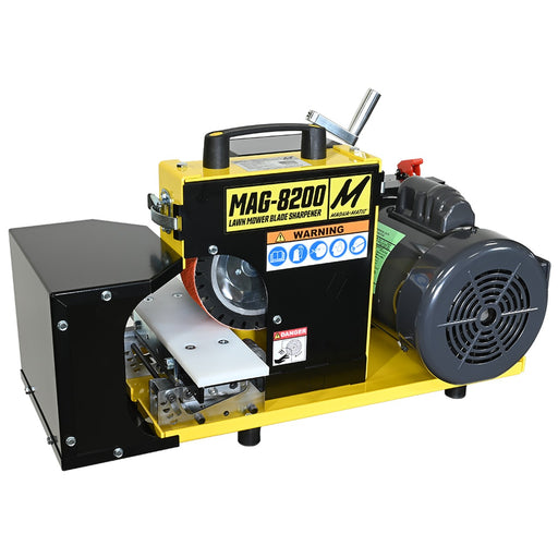 MAG 8200BM Lawn Mower Blade Sharpener Belt Grinder with Modular Work Sharpening Supplies