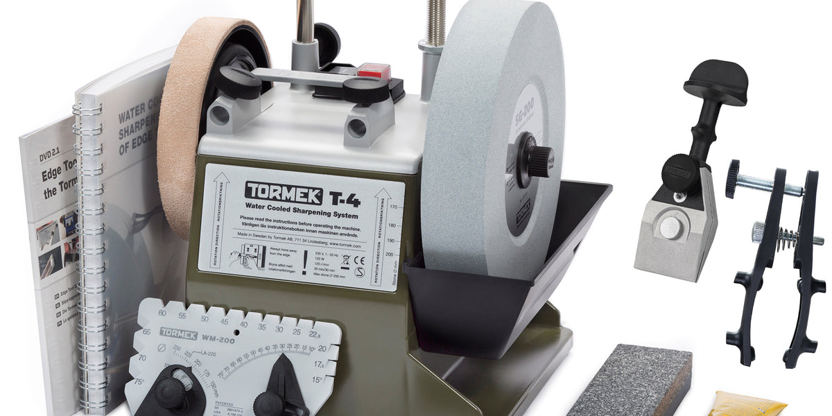 Tormek T-4 Bushcraft Edition With AX-40 Axe Jig — Sharpening Supplies