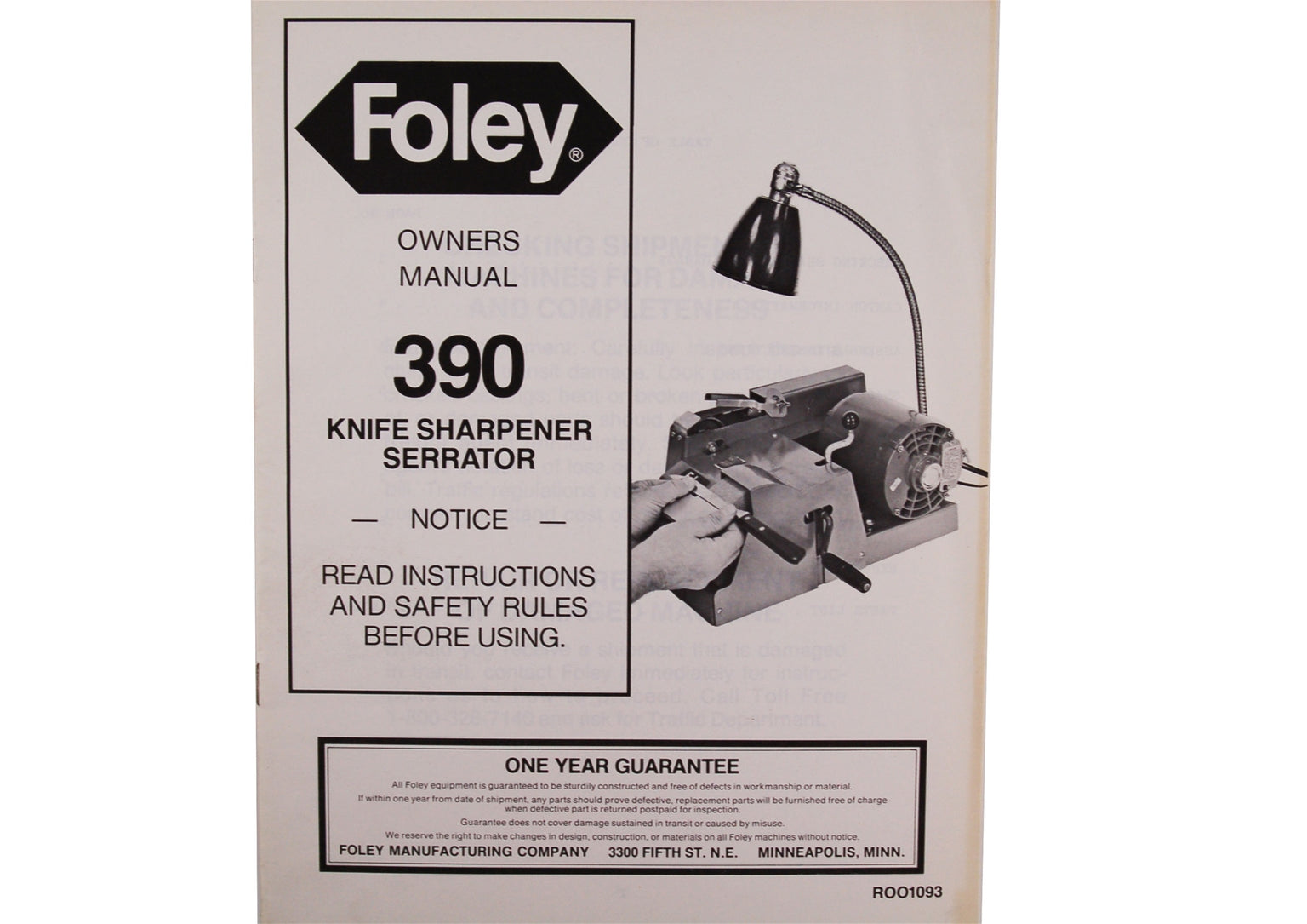 Foley Belsaw Sharpening Videos & Manuals — Sharpening Supplies