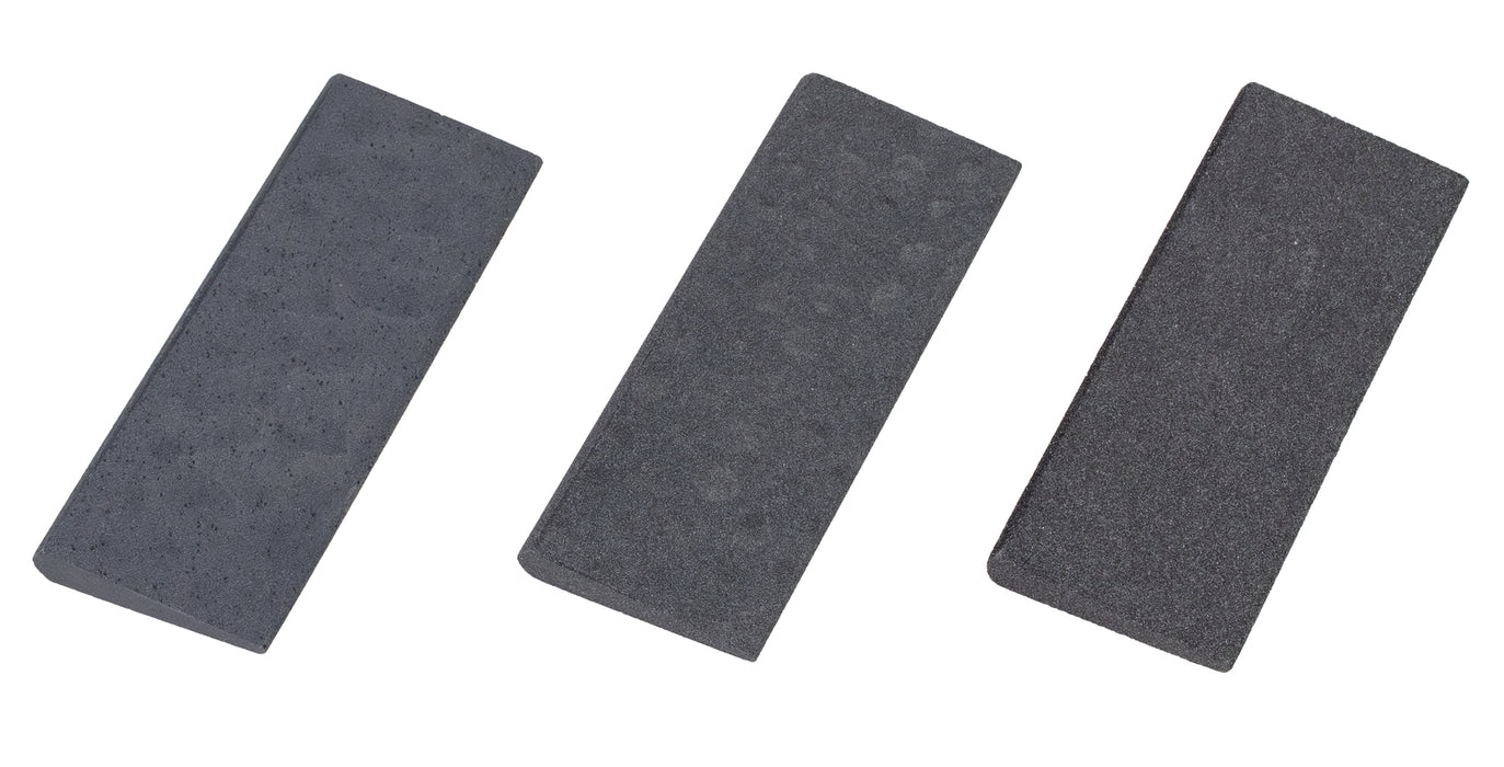 Silicon Carbide Round Edge Slip Stone 4 1/2" x 1 3/4" x 3/8"-1/8"